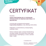 Certyfikat udziału w Czyściochowej Akademii - Szkoła.jpg