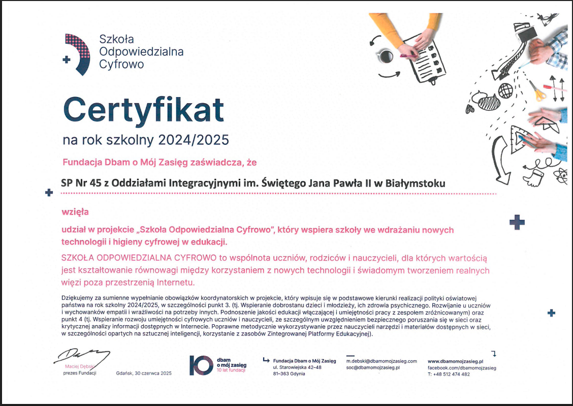 Certyfikat - Szkoła Odpowiedzilna Cyfrowo.PNG