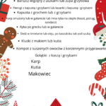 Menu wigilijne