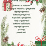Menu wigilijne